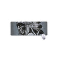 Monochrome Native Indian Portrait Print Extended Mouse Pad