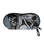 Monochrome Native Indian Portrait Print Glasses Case