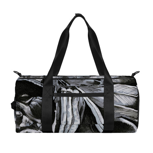Monochrome Native Indian Portrait Print Gym Bag