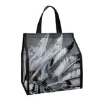 Monochrome Native Indian Portrait Print Insulated Lunch Tote