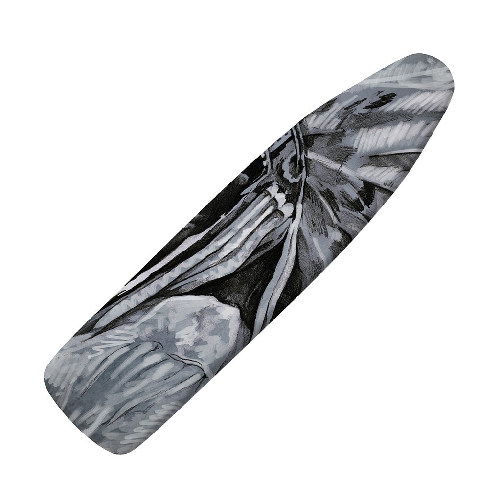 Monochrome Native Indian Portrait Print Ironing Board Cover