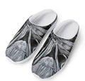 Monochrome Native Indian Portrait Print Mesh Casual Shoes