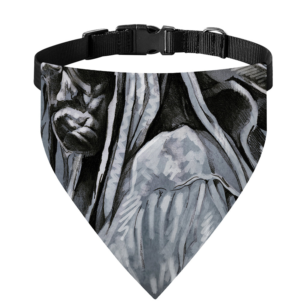 Monochrome Native Indian Portrait Print Over The Collar Dog Bandana