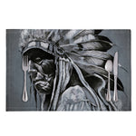 Monochrome Native Indian Portrait Print Placemat