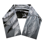 Monochrome Native Indian Portrait Print Scarf