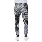 Monochrome Native Indian Portrait Print Scuba Joggers