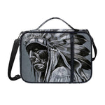 Monochrome Native Indian Portrait Print Shoulder Strap Bible Bag