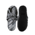 Monochrome Native Indian Portrait Print Slippers