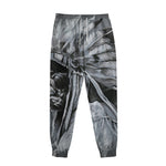 Monochrome Native Indian Portrait Print Sweatpants
