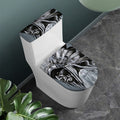 Monochrome Native Indian Portrait Print Toilet Lid And Tank Cover Set