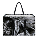 Monochrome Native Indian Portrait Print Utility Tote Bag