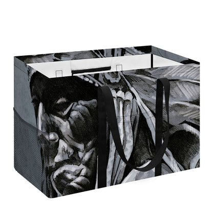 Monochrome Native Indian Portrait Print Utility Tote Bag