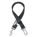 Monochrome Plumeria Pattern Print Dog Seat Belt