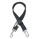 Monochrome Plumeria Pattern Print Dog Seat Belt