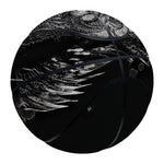 Monochrome Punk Skull Print Basketball