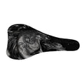Monochrome Punk Skull Print Bicycle Seat Cover