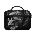 Monochrome Punk Skull Print Briefcase Bible Bag