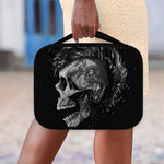 Monochrome Punk Skull Print Classic Bible Case