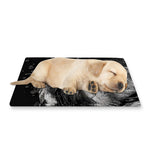 Monochrome Punk Skull Print Pet Cooling Mat Cover