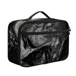 Monochrome Punk Skull Print Portable Lunch Bag