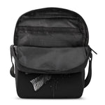 Monochrome Punk Skull Print Rectangular Crossbody Bag