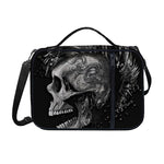 Monochrome Punk Skull Print Shoulder Strap Bible Bag
