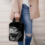 Monochrome Rhinoceros Ratsnake Print Bible Tote Bag