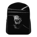 Monochrome Rhinoceros Ratsnake Print Casual Backpack