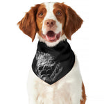 Monochrome Rhinoceros Ratsnake Print Dog Bandana