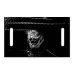 Monochrome Rhinoceros Ratsnake Print Golf Cart Seat Cover