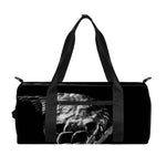 Monochrome Rhinoceros Ratsnake Print Gym Bag