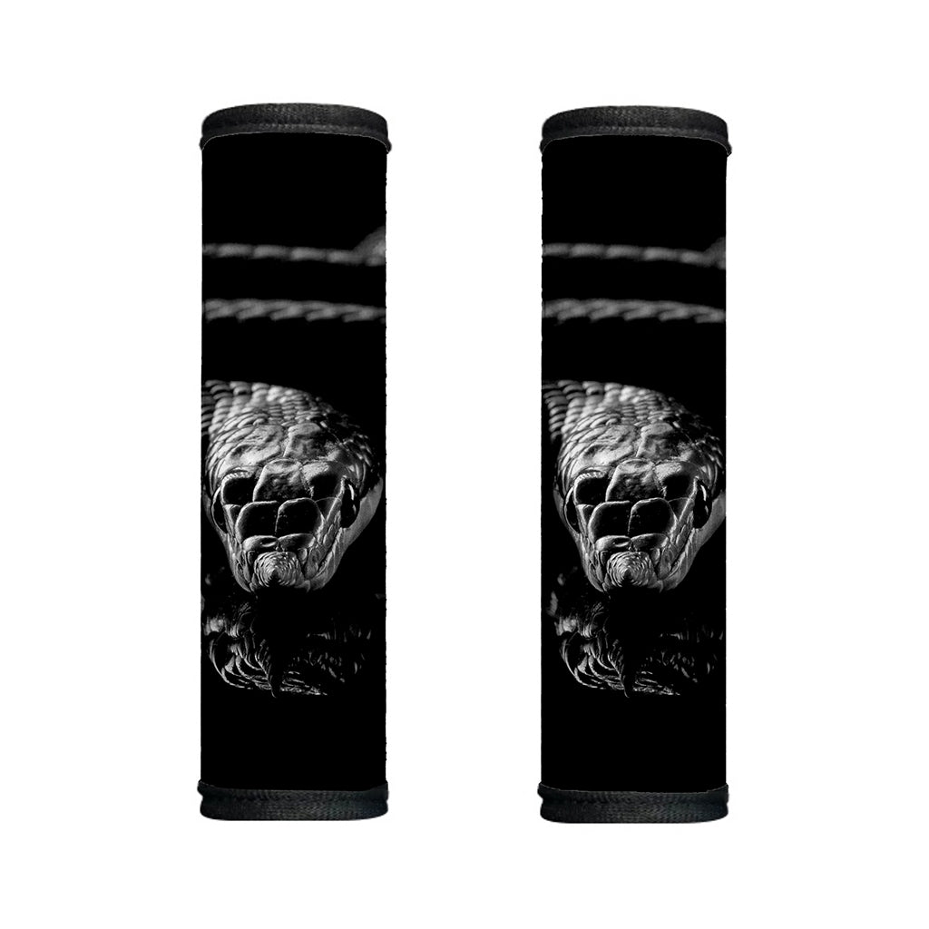 Monochrome Rhinoceros Ratsnake Print Handle Covers