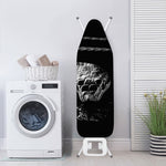 Monochrome Rhinoceros Ratsnake Print Ironing Board Cover