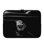 Monochrome Rhinoceros Ratsnake Print Laptop Sleeve