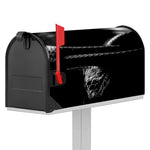 Monochrome Rhinoceros Ratsnake Print Mailbox Cover