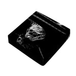 Monochrome Rhinoceros Ratsnake Print Outdoor Seat Cushion Cover