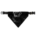 Monochrome Rhinoceros Ratsnake Print Over The Collar Dog Bandana