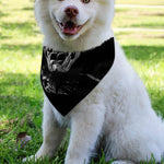 Monochrome Rhinoceros Ratsnake Print Over The Collar Dog Bandana