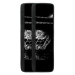 Monochrome Rhinoceros Ratsnake Print Refrigerator Handle Covers