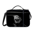 Monochrome Rhinoceros Ratsnake Print Shoulder Strap Bible Bag