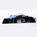 Monochrome Rhinoceros Ratsnake Print Sports Towel