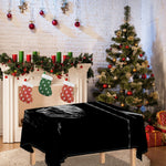 Monochrome Rhinoceros Ratsnake Print Tablecloth