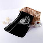 Monochrome Rhinoceros Ratsnake Print Towel