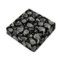 Monochrome Rose Floral Pattern Print Outdoor Seat Cushion Cover