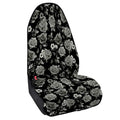 Monochrome Rose Floral Pattern Print Waterproof Car Seat Cover