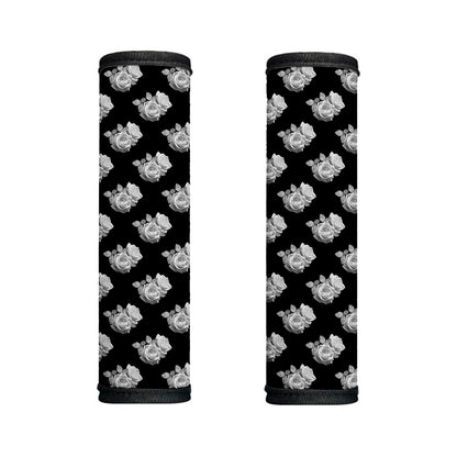 Monochrome Rose Pattern Print Handle Covers