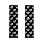 Monochrome Rose Pattern Print Handle Covers
