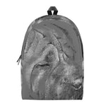 Monochrome Shar Pei Print Backpack