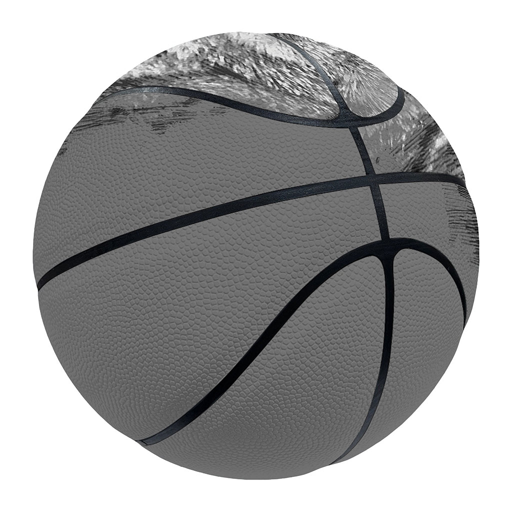 Monochrome Shar Pei Print Basketball
