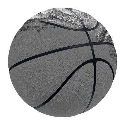 Monochrome Shar Pei Print Basketball